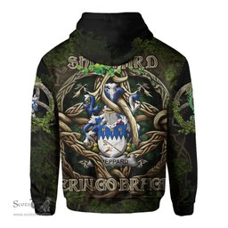 ScotsTee Shop Irish Sheppard Coat of Arms Irish Hoodie Family Crest Irish Is My Root Hoodie