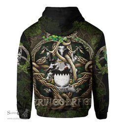 ScotsTee Shop Irish Power Coat of Arms Irish Hoodie Family Crest Irish Is My Root Hoodie