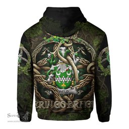 ScotsTee Shop Irish Weld Coat of Arms Irish Hoodie Family Crest Irish Is My Root Hoodie