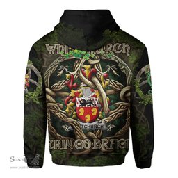 ScotsTee Shop Irish Whitchurch Coat of Arms Irish Hoodie Family Crest Irish Is My Root Hoodie