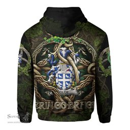 ScotsTee Shop Irish Olde Coat of Arms Irish Hoodie Family Crest Irish Is My Root Hoodie