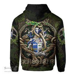 ScotsTee Shop Irish Sheehy or McSheehy Coat of Arms Irish Hoodie Family Crest Irish Is My Root Hoodie