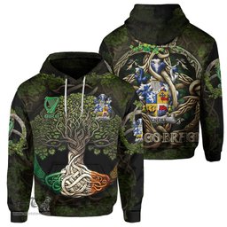 ScotsTee Shop Irish Neill or McNeill Coat of Arms Irish Hoodie Family Crest Irish Is My Root Hoodie