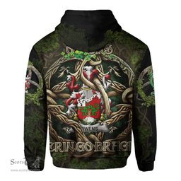 ScotsTee Shop Irish Owens Coat of Arms Irish Hoodie Family Crest Irish Is My Root Hoodie