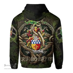 ScotsTee Shop Irish Vizer Coat of Arms Irish Hoodie Family Crest Irish Is My Root Hoodie