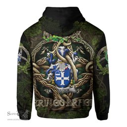 ScotsTee Shop Irish Mulock or Mullock Coat of Arms Irish Hoodie Family Crest Irish Is My Root Hoodie