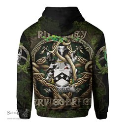 ScotsTee Shop Irish Ridgeley Coat of Arms Irish Hoodie Family Crest Irish Is My Root Hoodie