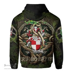 ScotsTee Shop Irish Tuite Coat of Arms Irish Hoodie Family Crest Irish Is My Root Hoodie