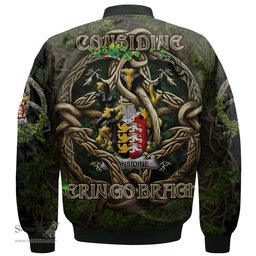 ScotsTee Shop Irish Considine or McConsidine Coat of Arms Irish Jacket Family Crest Irish Is My Root Bomber Jacket