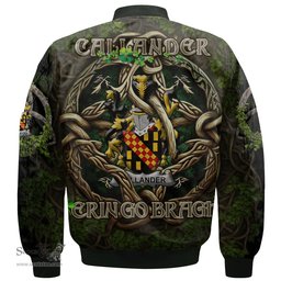 ScotsTee Shop Irish Callander Coat of Arms Irish Jacket Family Crest Irish Is My Root Bomber Jacket