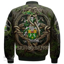 ScotsTee Shop Irish Dunphy Middle Temple Burke s Coat of Arms Irish Jacket Family Crest Irish Is My Root Bomber Jacket