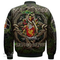 ScotsTee Shop Irish McGillicuddy Coat of Arms Irish Jacket Family Crest Irish Is My Root Bomber Jacket
