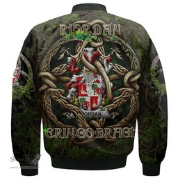 ScotsTee Shop Irish Riordan or O Rearden Coat of Arms Irish Jacket Family Crest Irish Is My Root Bomber Jacket