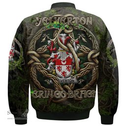ScotsTee Shop Irish Yelverton Coat of Arms Irish Jacket Family Crest Irish Is My Root Bomber Jacket