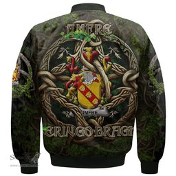 ScotsTee Shop Irish Umfre Coat of Arms Irish Jacket Family Crest Irish Is My Root Bomber Jacket