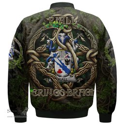 ScotsTee Shop Irish Riall or Ryle Coat of Arms Irish Jacket Family Crest Irish Is My Root Bomber Jacket