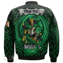 ScotsTee Shop Irish Carroll or O Carroll Coat of Arms Irish Jacket Family Crest Green Dragon Of Ireland Bomber Jacket