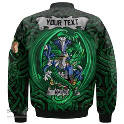 ScotsTee Shop Irish Rafter Coat of Arms Irish Jacket Family Crest Green Dragon Of Ireland Bomber Jacket