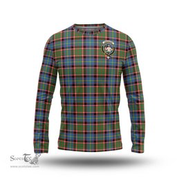 ScotsTee Shop Scottish Aikenhead Clan Crest Tartan Long Sleeve T Shirt