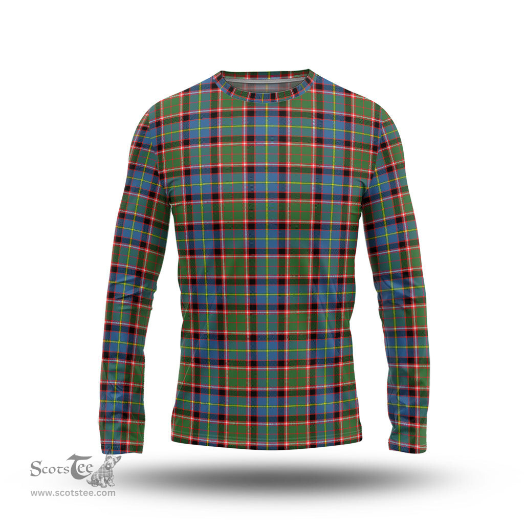 ScotsTee Shop Scottish Aikenhead Clan Tartan Long Sleeve T Shirt