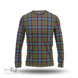 ScotsTee Shop Scottish Aikenhead Clan Tartan Long Sleeve T Shirt
