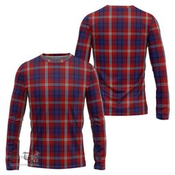 ScotsTee Shop Scottish Ainslie Clan Tartan Long Sleeve T Shirt