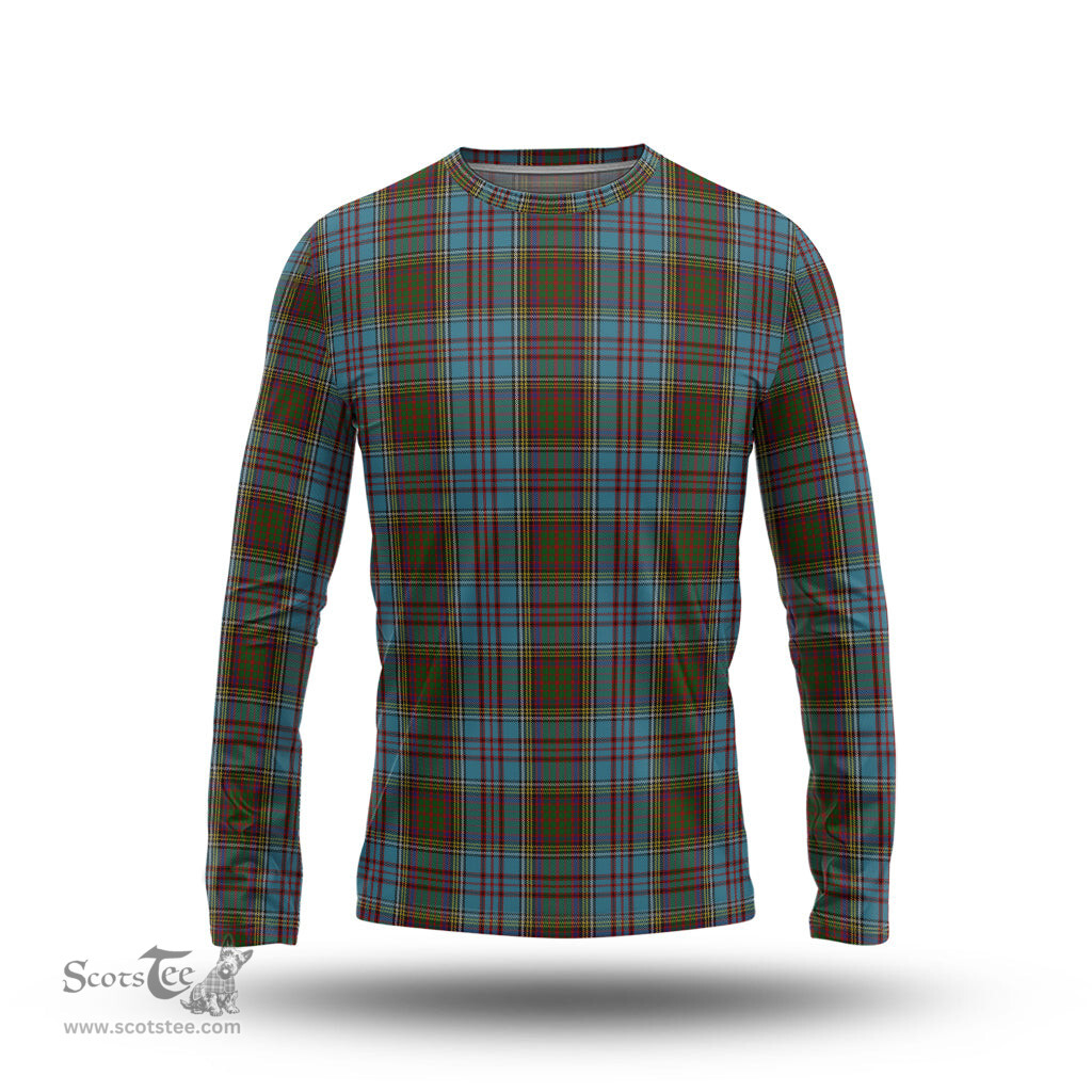 ScotsTee Shop Scottish Anderson Clan Tartan Long Sleeve T Shirt