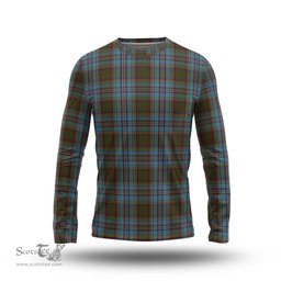 ScotsTee Shop Scottish Anderson Clan Tartan Long Sleeve T Shirt
