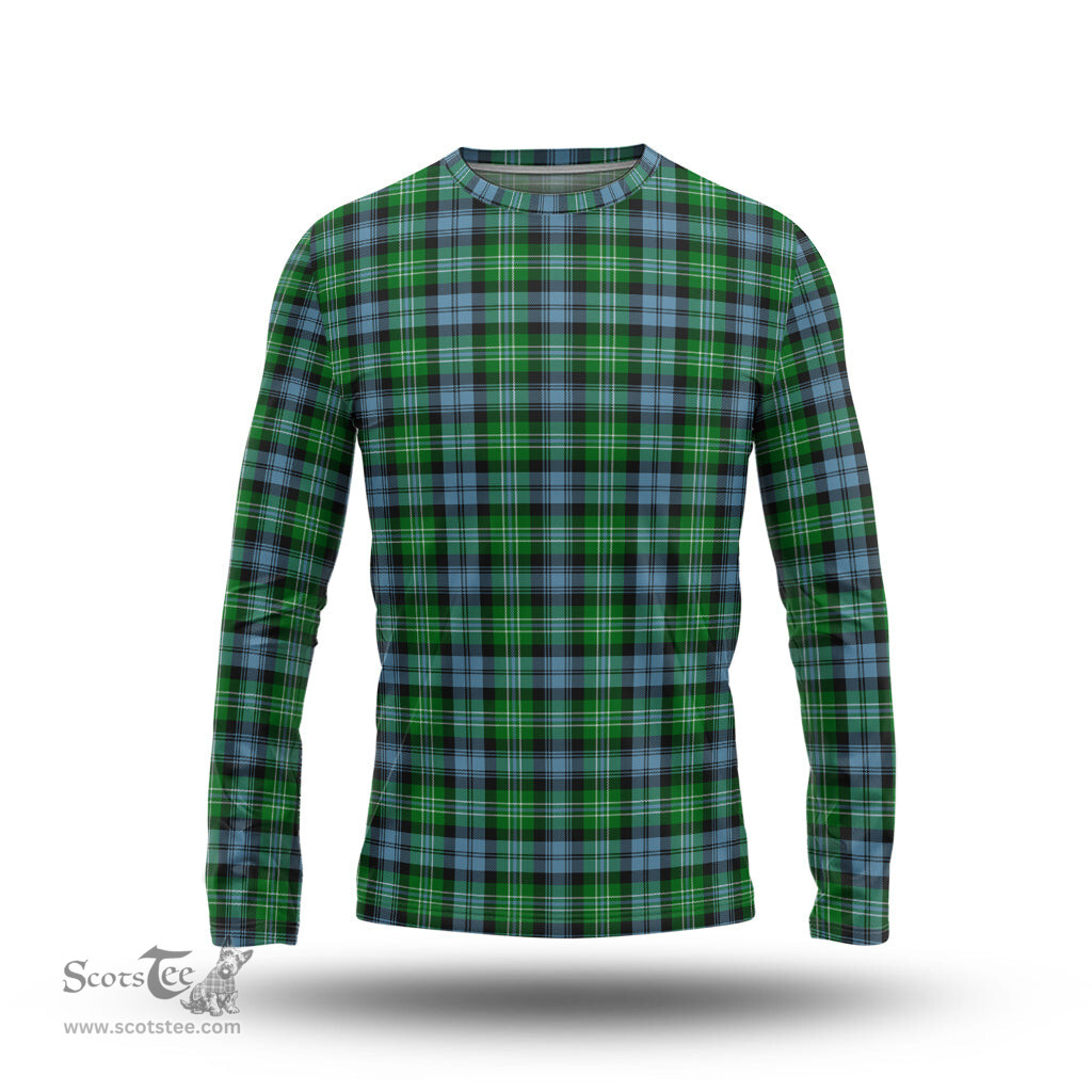 ScotsTee Shop Scottish Arbuthnot Ancient Clan Tartan Long Sleeve T Shirt