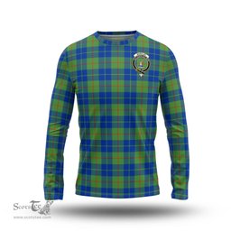 ScotsTee Shop Scottish Barclay Hunting Ancient Clan Crest Tartan Long Sleeve T Shirt