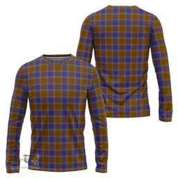 ScotsTee Shop Scottish Balfour Modern Clan Tartan Long Sleeve T Shirt