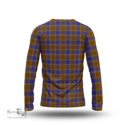 ScotsTee Shop Scottish Balfour Modern Clan Tartan Long Sleeve T Shirt