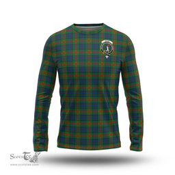 ScotsTee Shop Scottish Aiton Clan Crest Tartan Long Sleeve T Shirt
