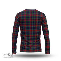 ScotsTee Shop Scottish Allison Red Clan Crest Tartan Long Sleeve T Shirt