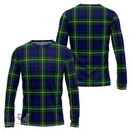 ScotsTee Shop Scottish Bannerman Clan Tartan Long Sleeve T Shirt