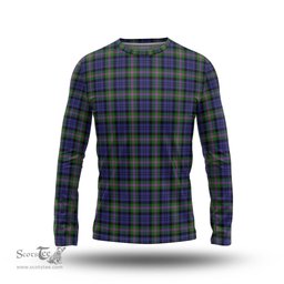 ScotsTee Shop Scottish Baird Modern Clan Tartan Long Sleeve T Shirt