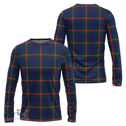 ScotsTee Shop Scottish Agnew Modern Clan Tartan Long Sleeve T Shirt
