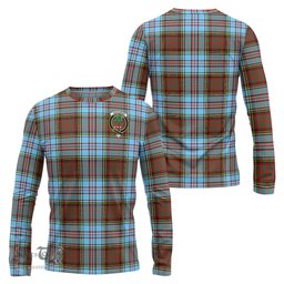 ScotsTee Shop Scottish Anderson Ancient Clan Crest Tartan Long Sleeve T Shirt