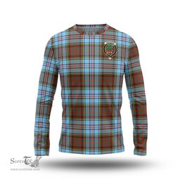 ScotsTee Shop Scottish Anderson Ancient Clan Crest Tartan Long Sleeve T Shirt