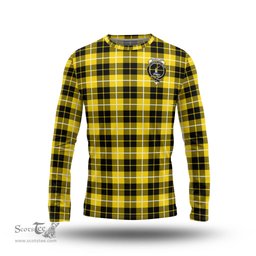 ScotsTee Shop Scottish Barclay Dress Modern Clan Crest Tartan Long Sleeve T Shirt