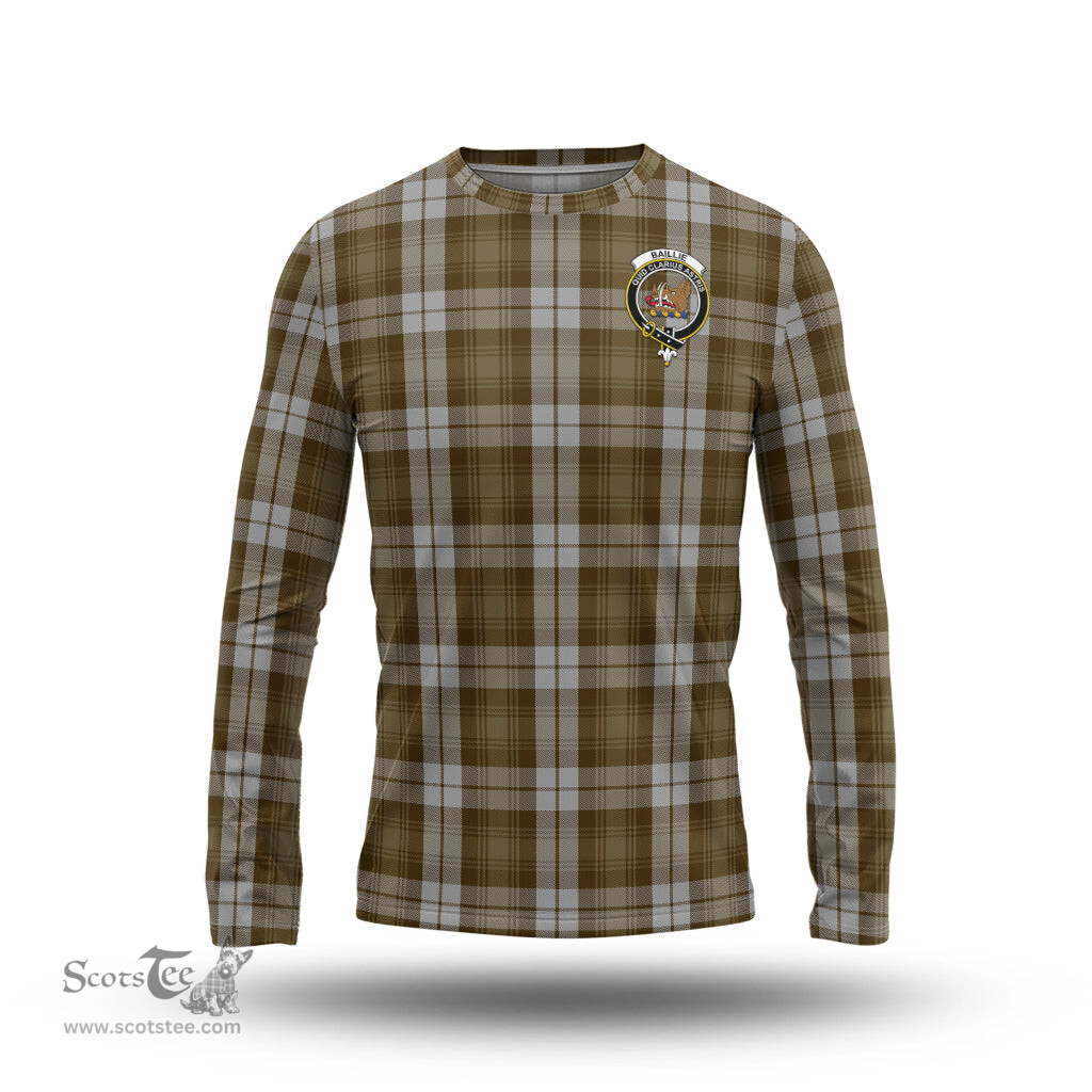 ScotsTee Shop Scottish Baillie Dress Clan Crest Tartan Long Sleeve T Shirt