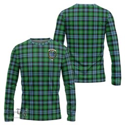 ScotsTee Shop Scottish Arbuthnot Ancient Clan Crest Tartan Long Sleeve T Shirt