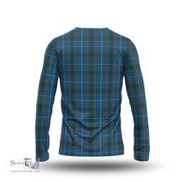 ScotsTee Shop Scottish Bain Clan Crest Tartan Long Sleeve T Shirt