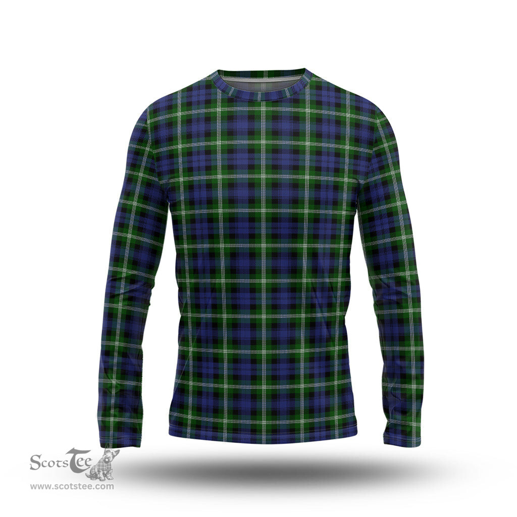 ScotsTee Shop Scottish Baillie Modern Clan Tartan Long Sleeve T Shirt