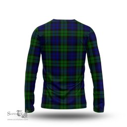 ScotsTee Shop Scottish Bannatyne Clan Crest Tartan Long Sleeve T Shirt