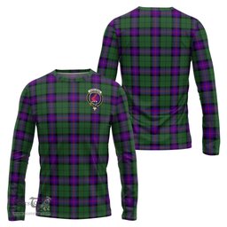 ScotsTee Shop Scottish Armstrong Modern Clan Crest Tartan Long Sleeve T Shirt
