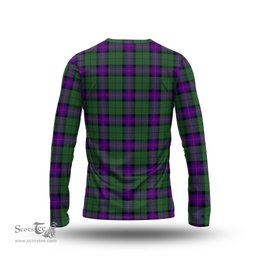 ScotsTee Shop Scottish Armstrong Modern Clan Crest Tartan Long Sleeve T Shirt