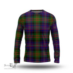 ScotsTee Shop Scottish Chalmers Modern Clan Tartan Long Sleeve T Shirt