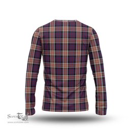 ScotsTee Shop Scottish Carnegie Clan Crest Tartan Long Sleeve T Shirt