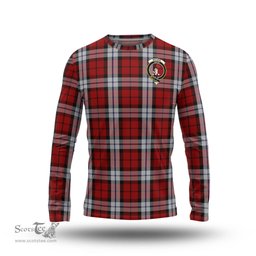 ScotsTee Shop Scottish Brodie Dress Clan Crest Tartan Long Sleeve T Shirt